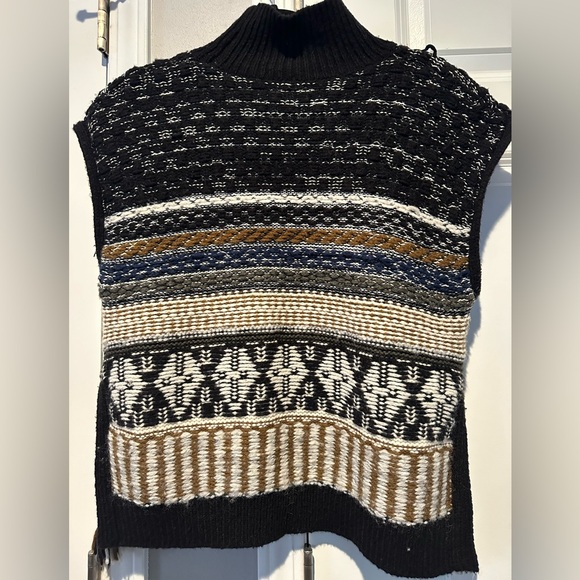 Madewell knit wool sweater vest with side slits. Womens small. - Picture 10 of 11